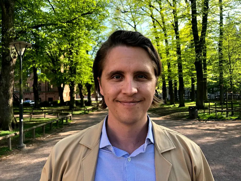 Headshot of Hugo Åkerstrand. Photo by Svetlana Åkerstrand.